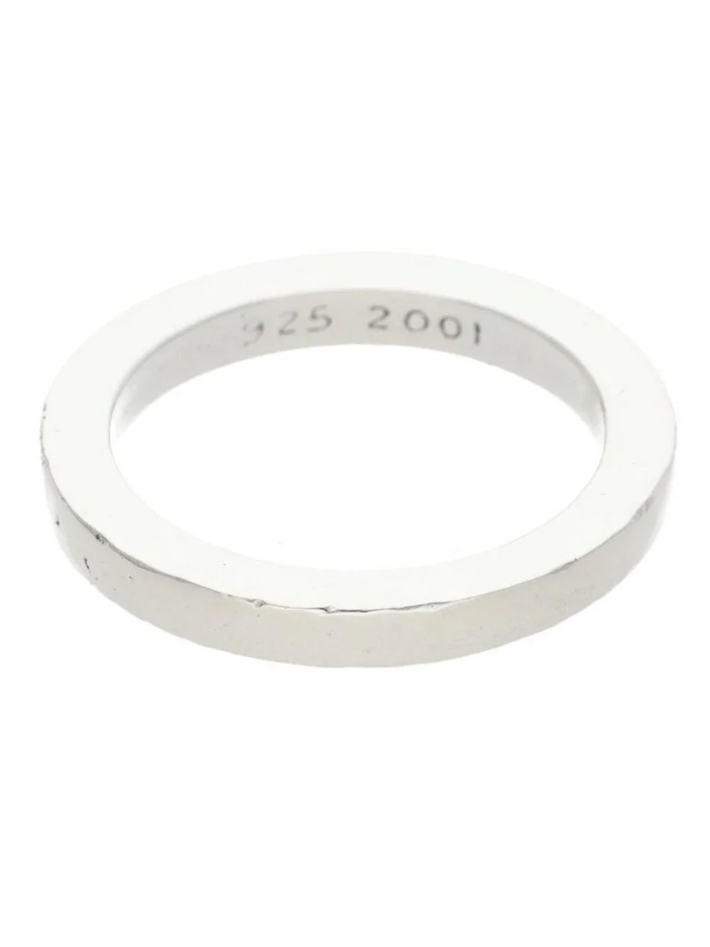 Chrome Hearts Spacer Pln Plain Silver Ring
